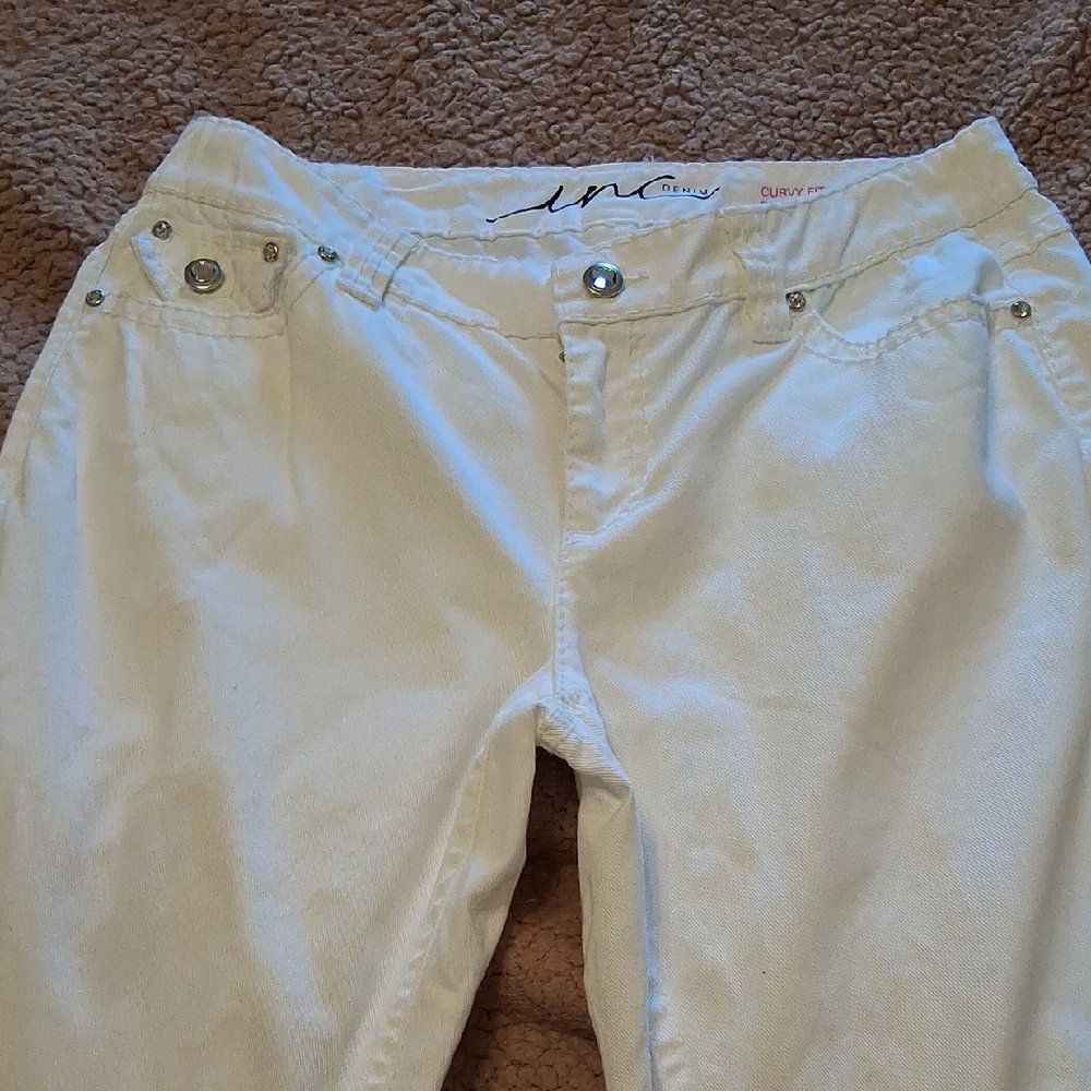 International Concepts White Jeans